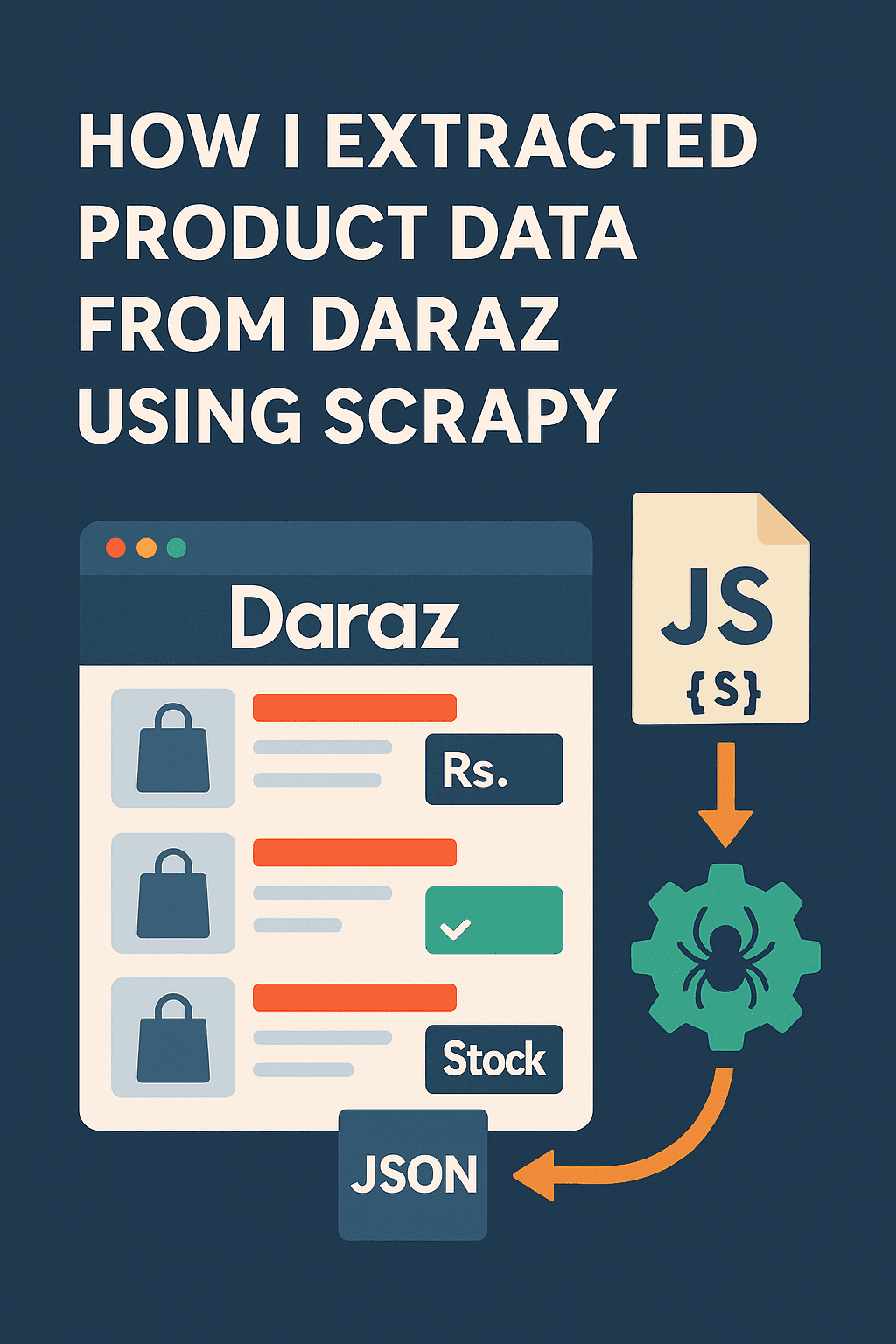 How I Extracted Product Data from Daraz Using Scrapy
