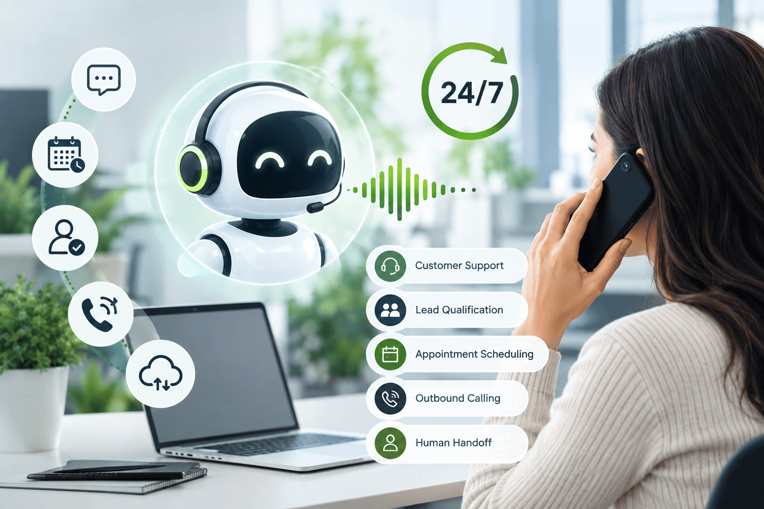 AI Voice Agents for 24/7 Customer Communication