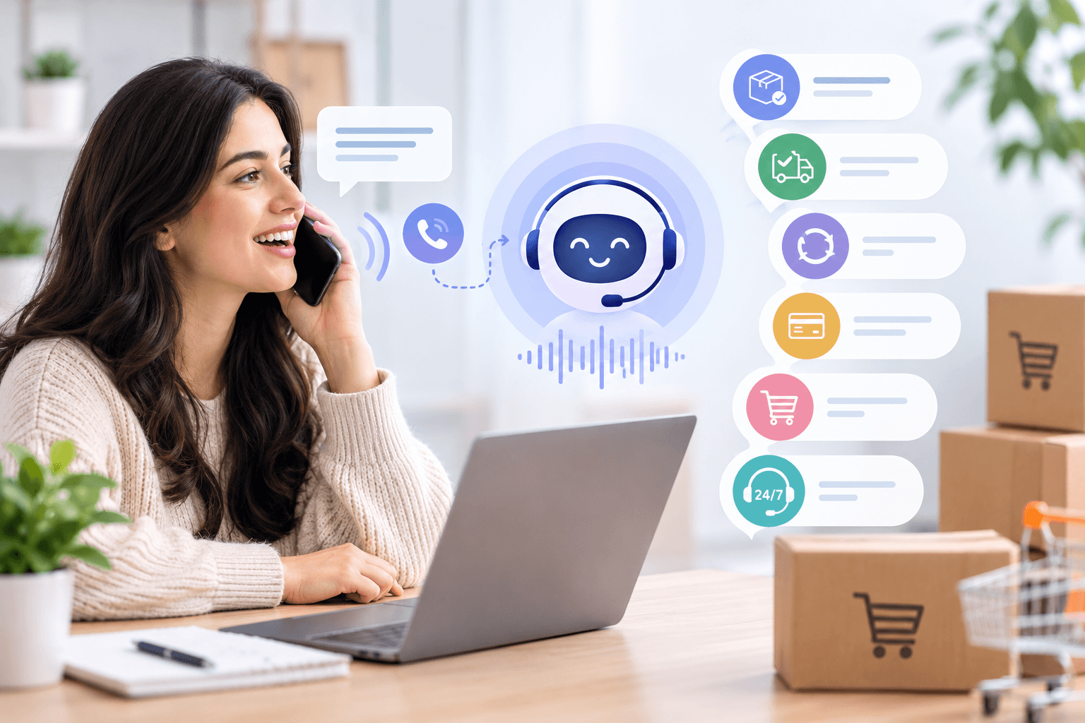 AI Voice Agents for E-Commerce Customer Support