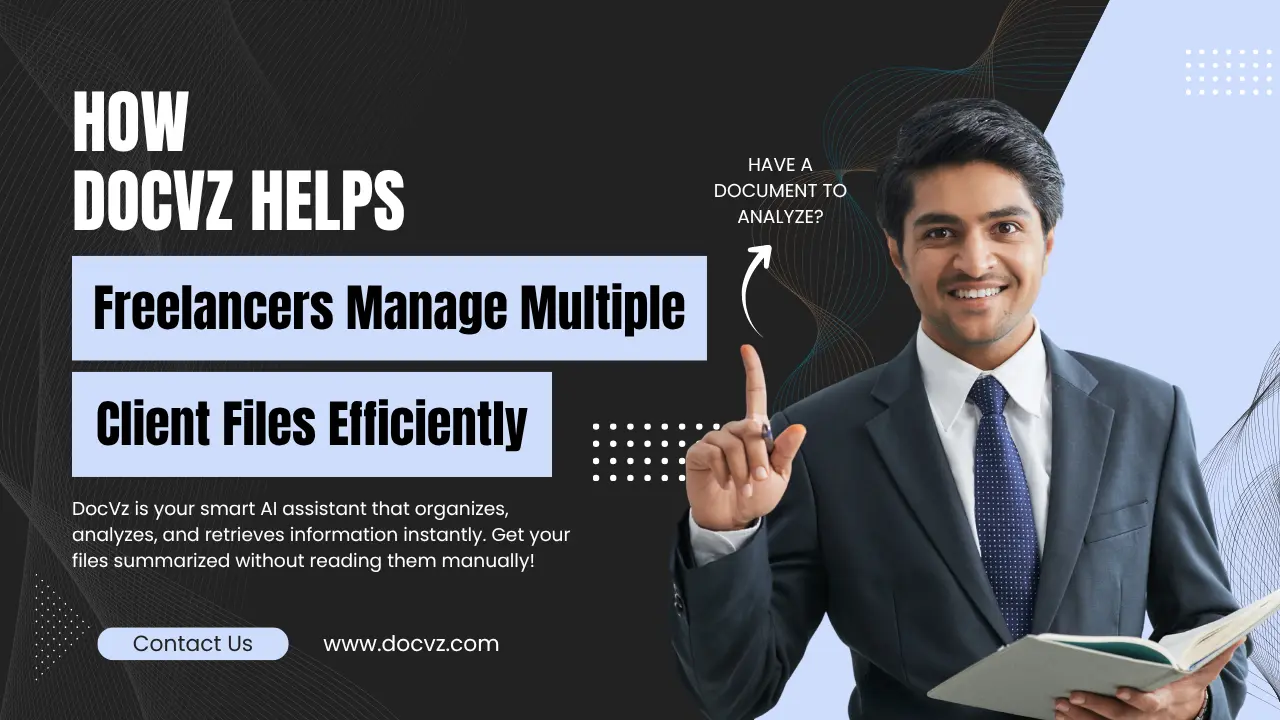 DocVz for Freelancers: Manage Multiple Client Files Efficiently