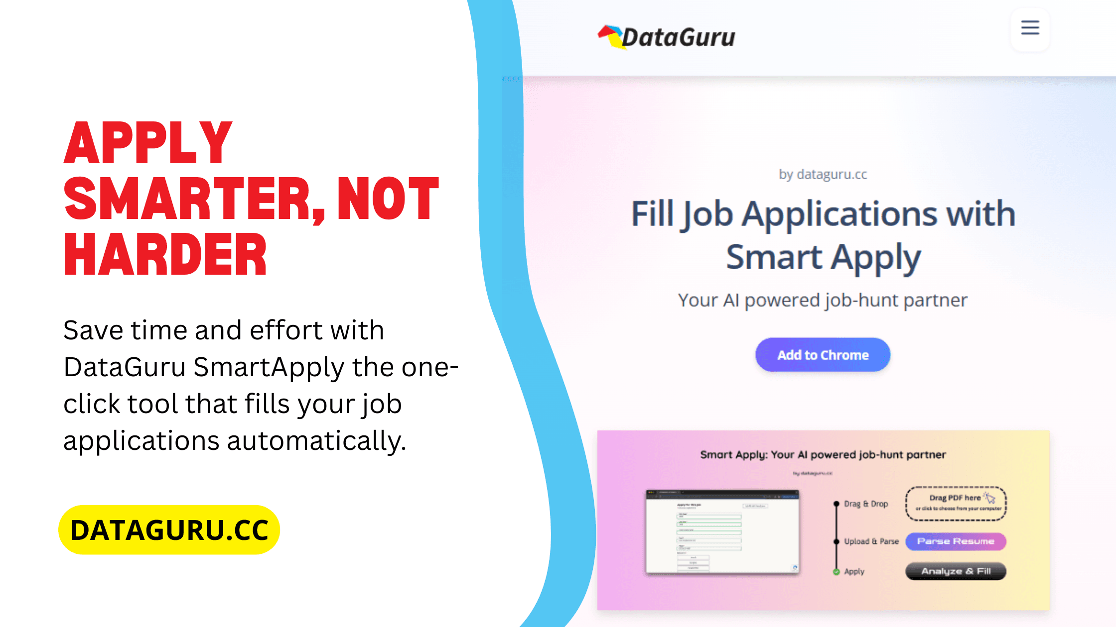 Revolutionize Job Applications with DataGuru SmartApply